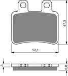 Goldfren AD-Bremsbeläge vorn: Yamaha XT125, XT 125 (2005-2008)