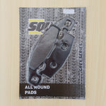 Bremsbeläge hinten: Kawasaki GPX600 GPX 600 (1988-1996)