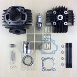 Zylinder-Barrel-Kit mit Dichtung, Kolben, Head & Bols Yamaha QT50 (1979-1992)